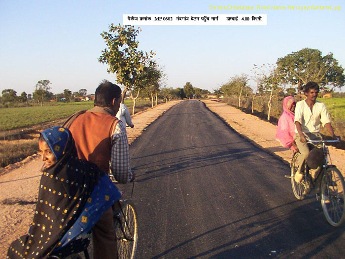 District-Chhatarpur, Road Name-Nandgaynbattam4