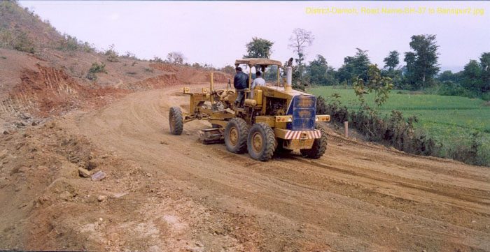 District-Damoh, Road Name-SH-37 to Bansipur2