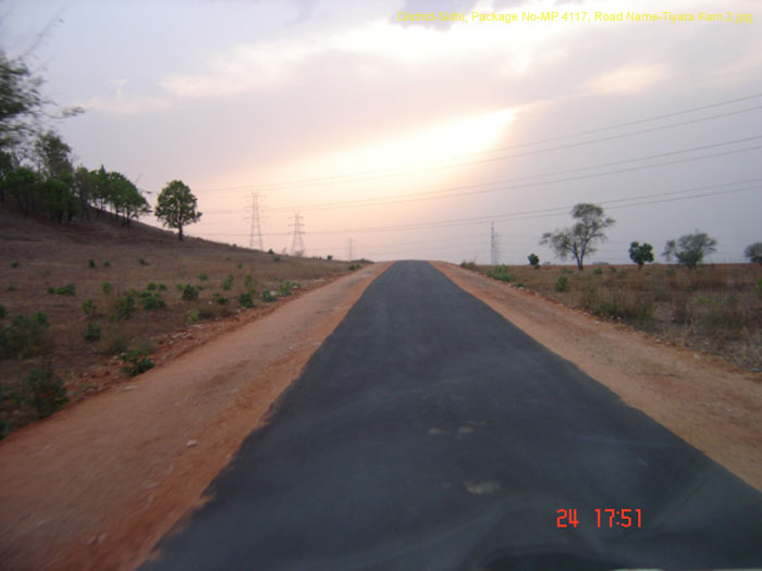 District-Sidhi, Package No-MP 4117, Road Name-Tiyara Kam 2